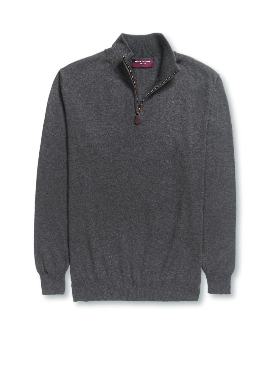 Three quarter sales zip jumper