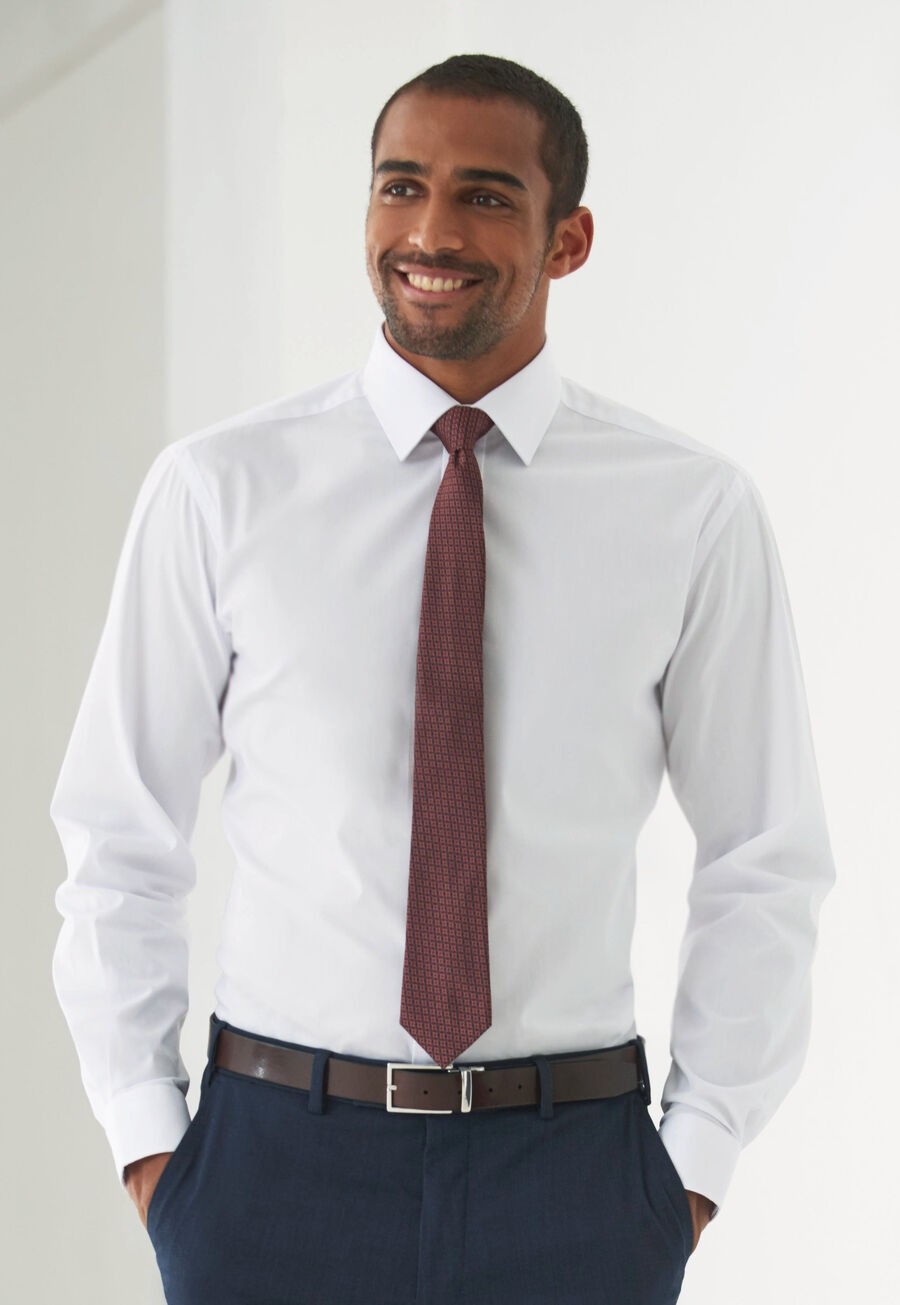 Mens white shirts slim fit hotsell