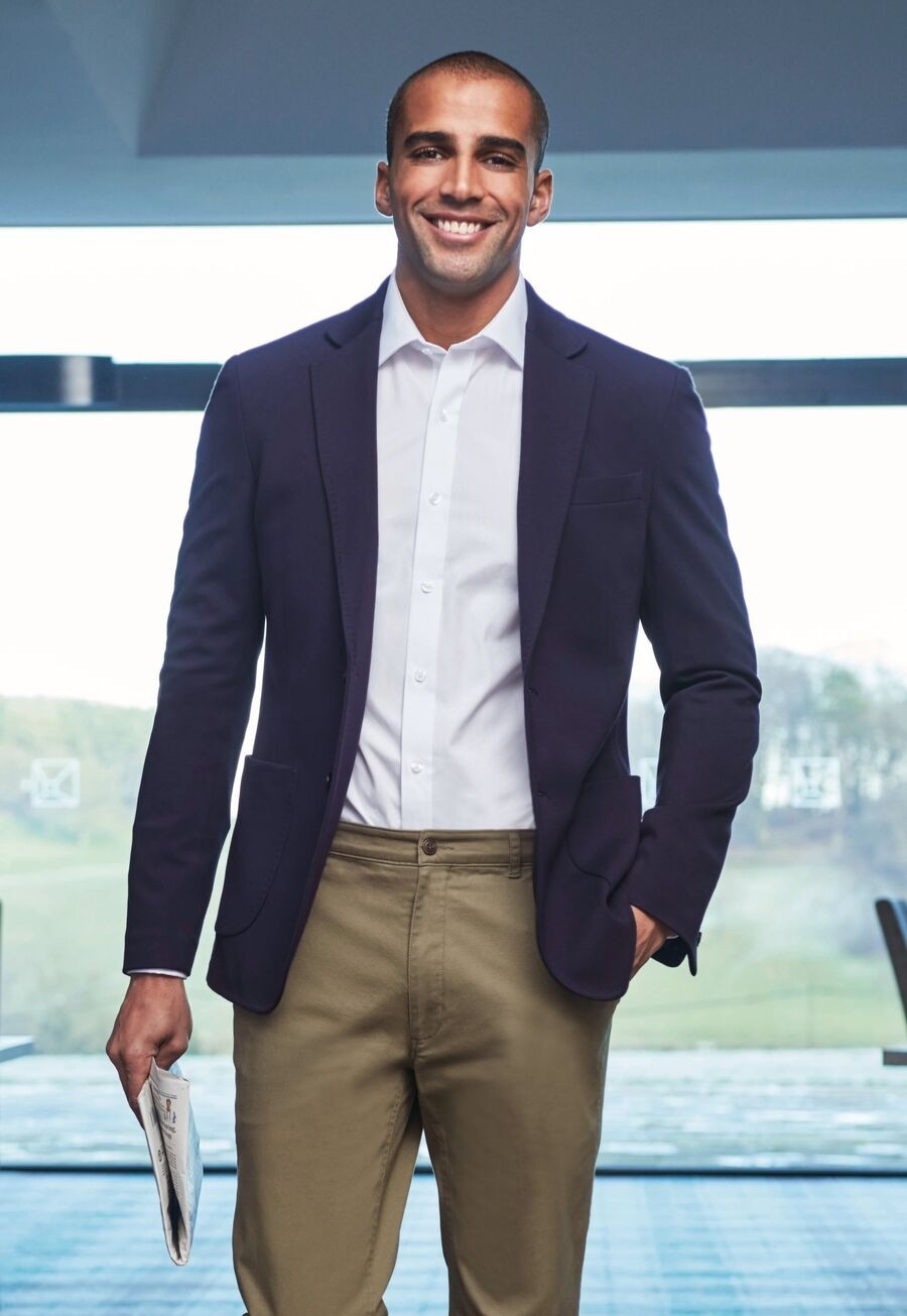 Tailored jersey jacket online