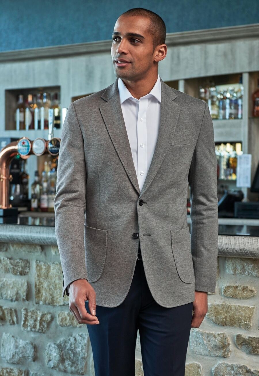 Grey new arrivals linen jacket